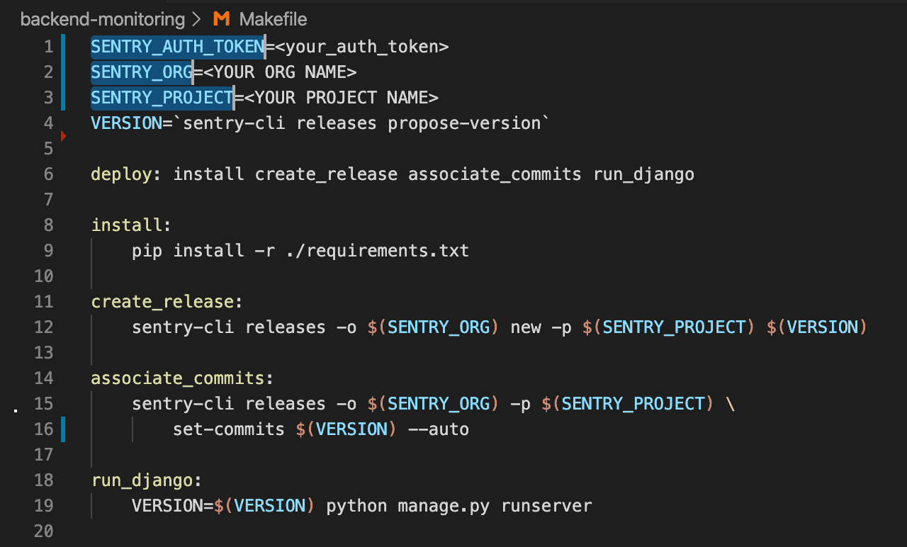 Makefile Config